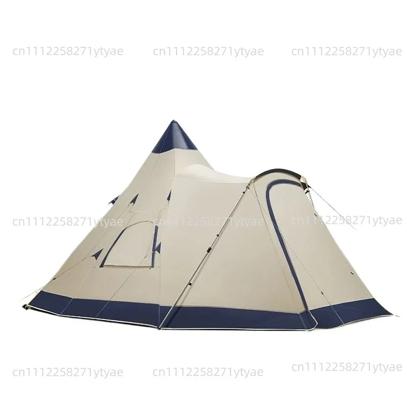 Relax from the courtyard tent rain and sun protection large space tent aluminum alloy multi-functional outdoor camping supplies