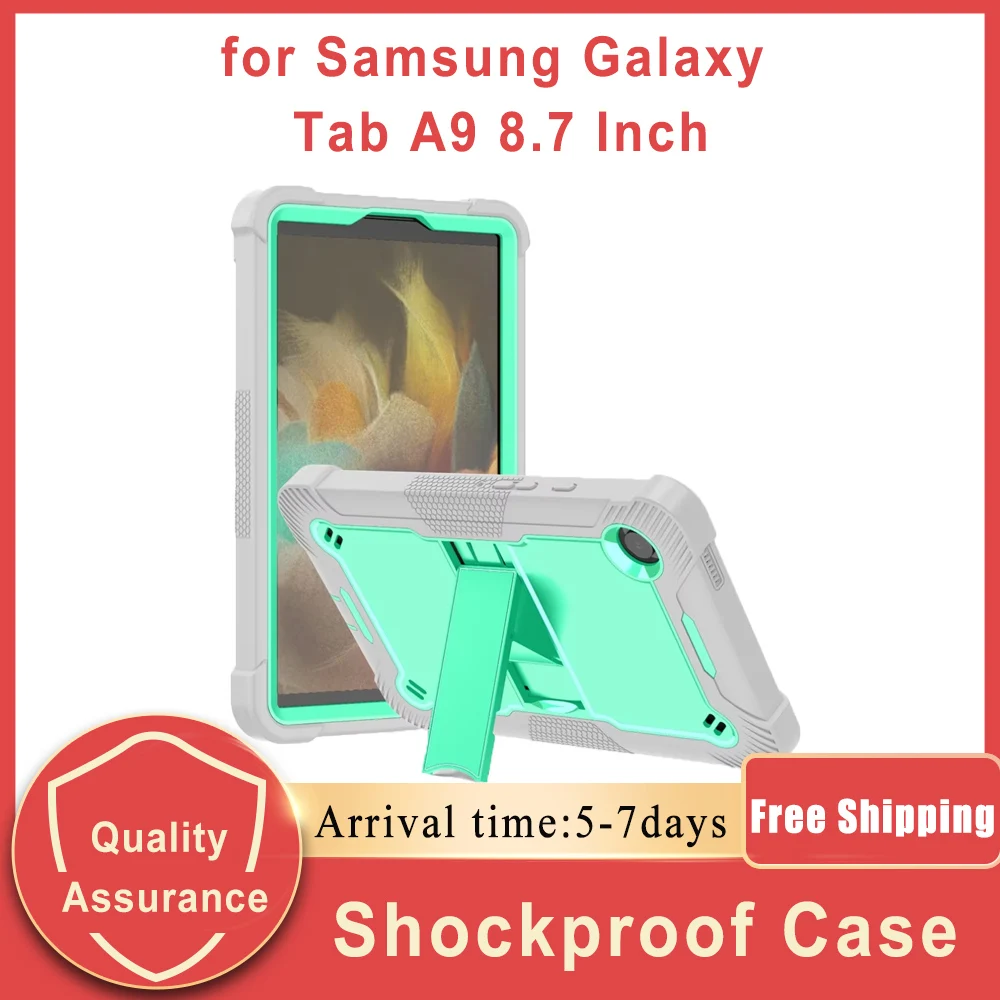 

Чехол для Samsung Galaxy Tab A9, 8,7-дюймовый SM-X110/X115/X117, сверхпрочный противоударный гибридный трехслойный защитный чехол