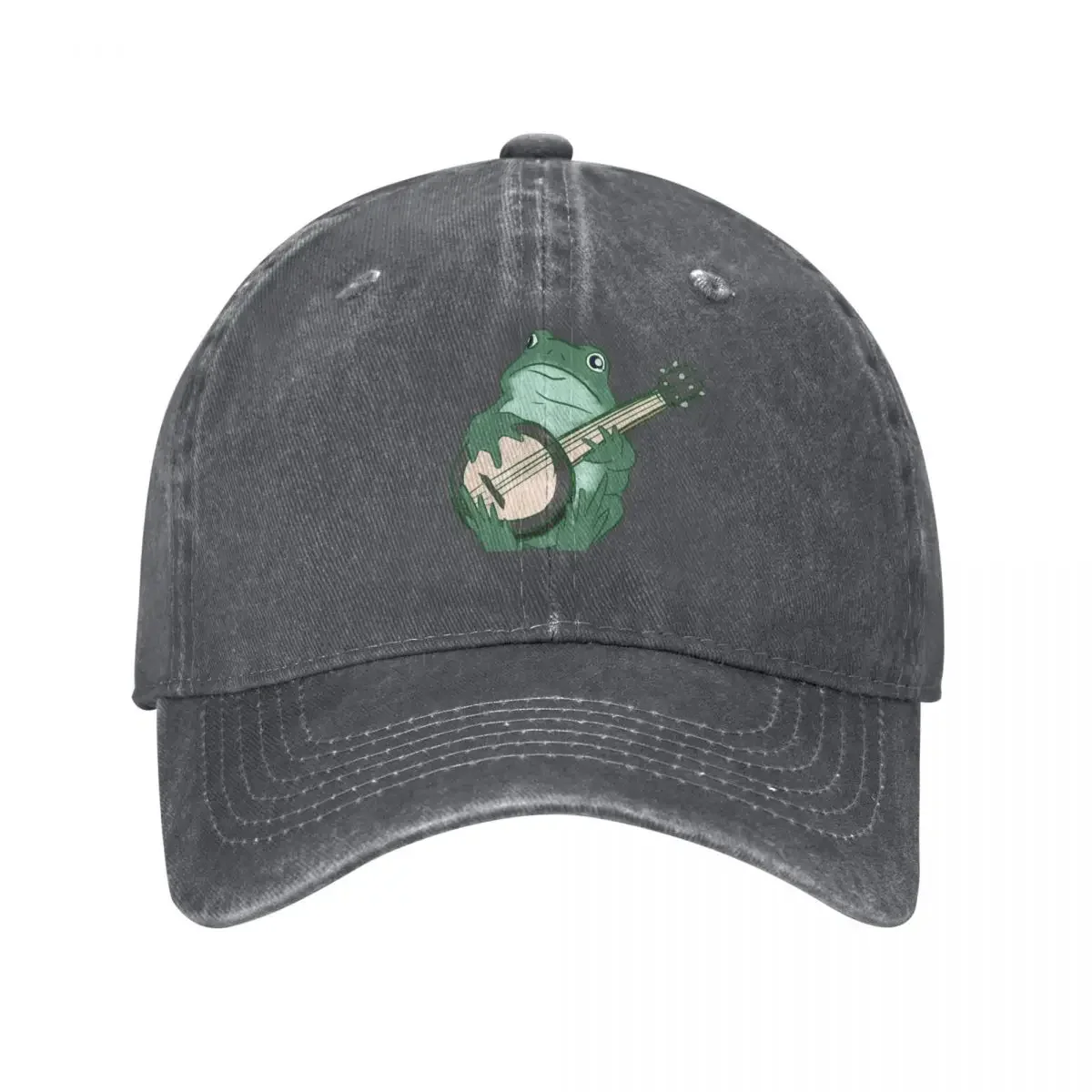 Banjo Frog Baseball Cap sun hat Visor Fishing cap hiking hat Women's Beach Outlet Men's