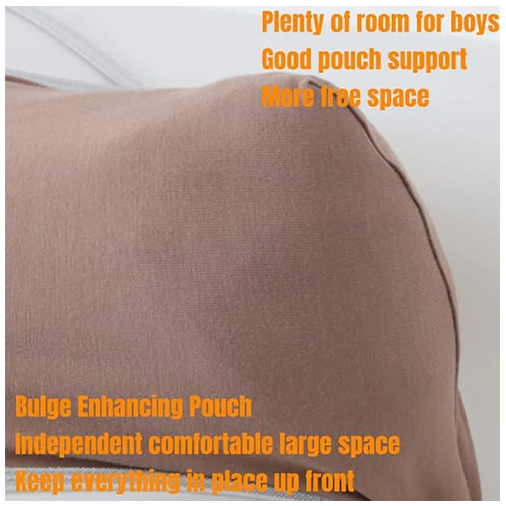 Zonbailon Mens Sexy Front Opening Fly Access Briefs Low Rise Bulge Enhancing Pouch Bamboo Viscose Underwear M L XL 2XL 3XL Pack