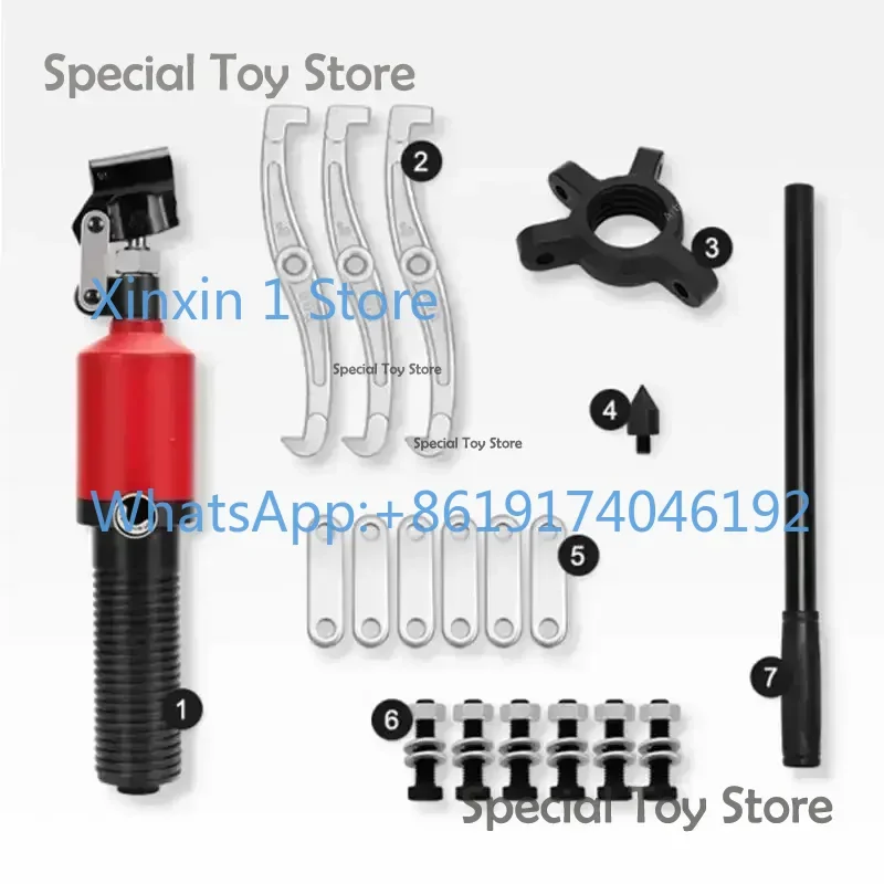 Portable 5 Ton Hydraulic Gear Bearing Puller Separator Tool Two or Three Adjustable Jaws Repair Point Special Equipment