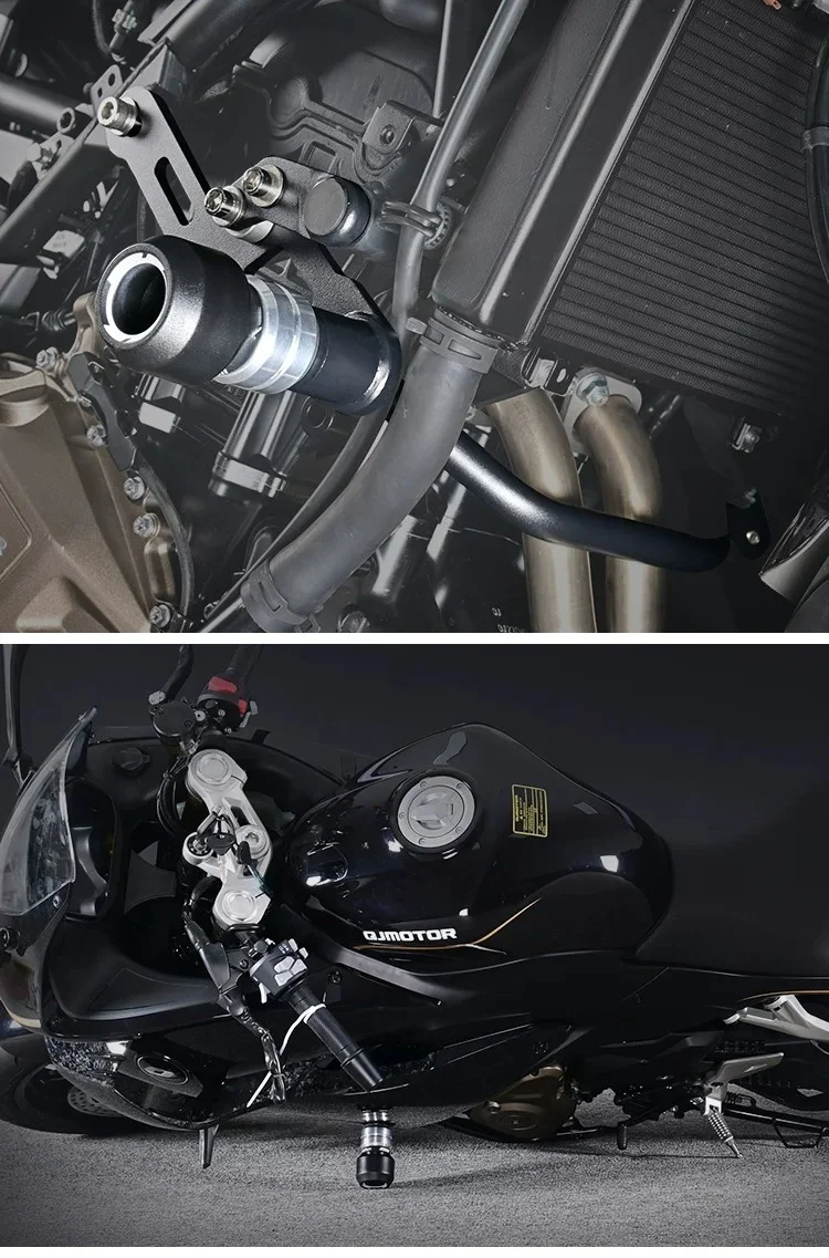 

Fits 2025 QJMOTOR SRK450AMT crash bar, anti-fall sliders and bumper, modification parts for Benelli Tornado 402R