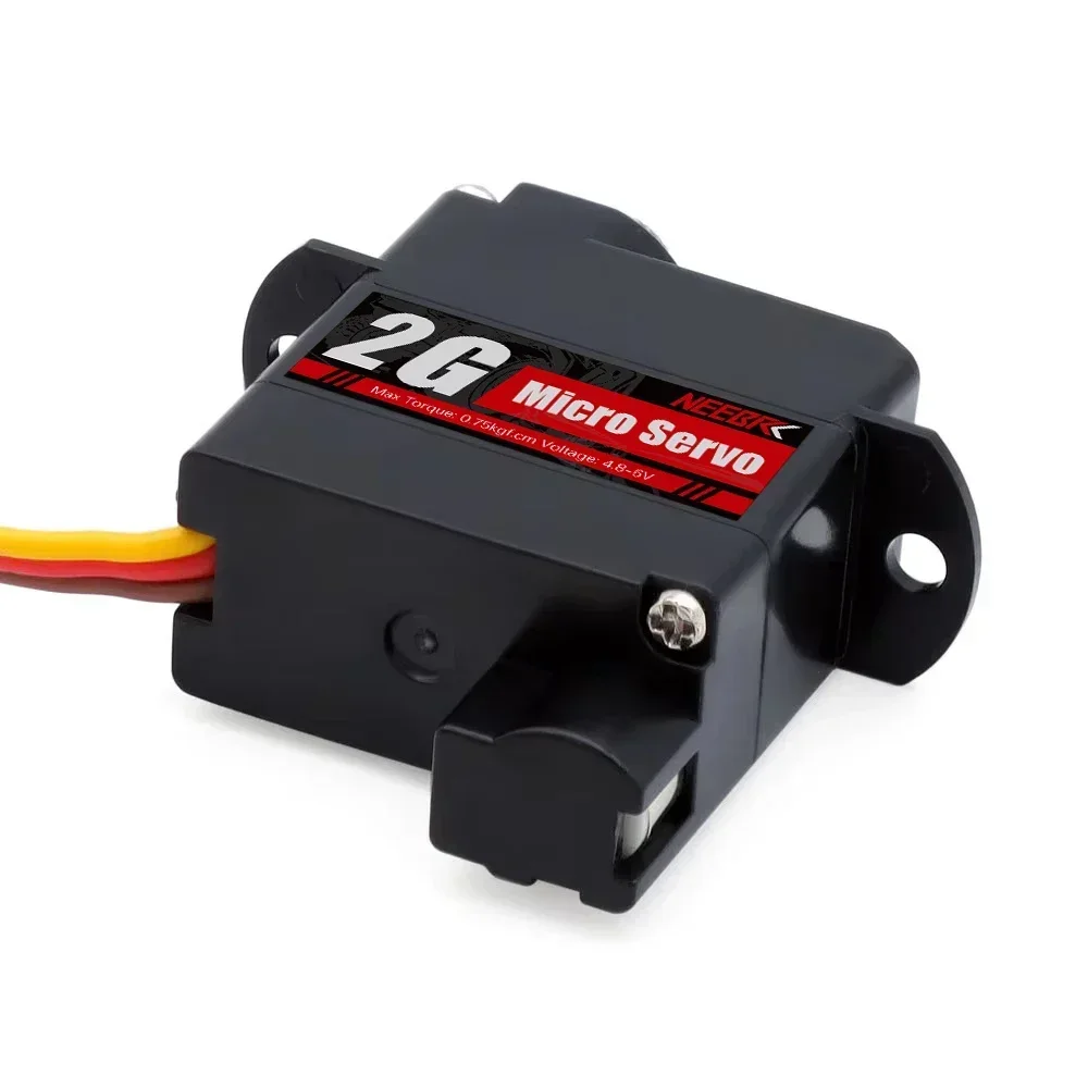 NEEBRC 2g Mini Servo métal engrenage étanche moteur sans noyau Servo numérique pour RC Micro voiture avion à voilure fixe hélicoptère Robot jouets