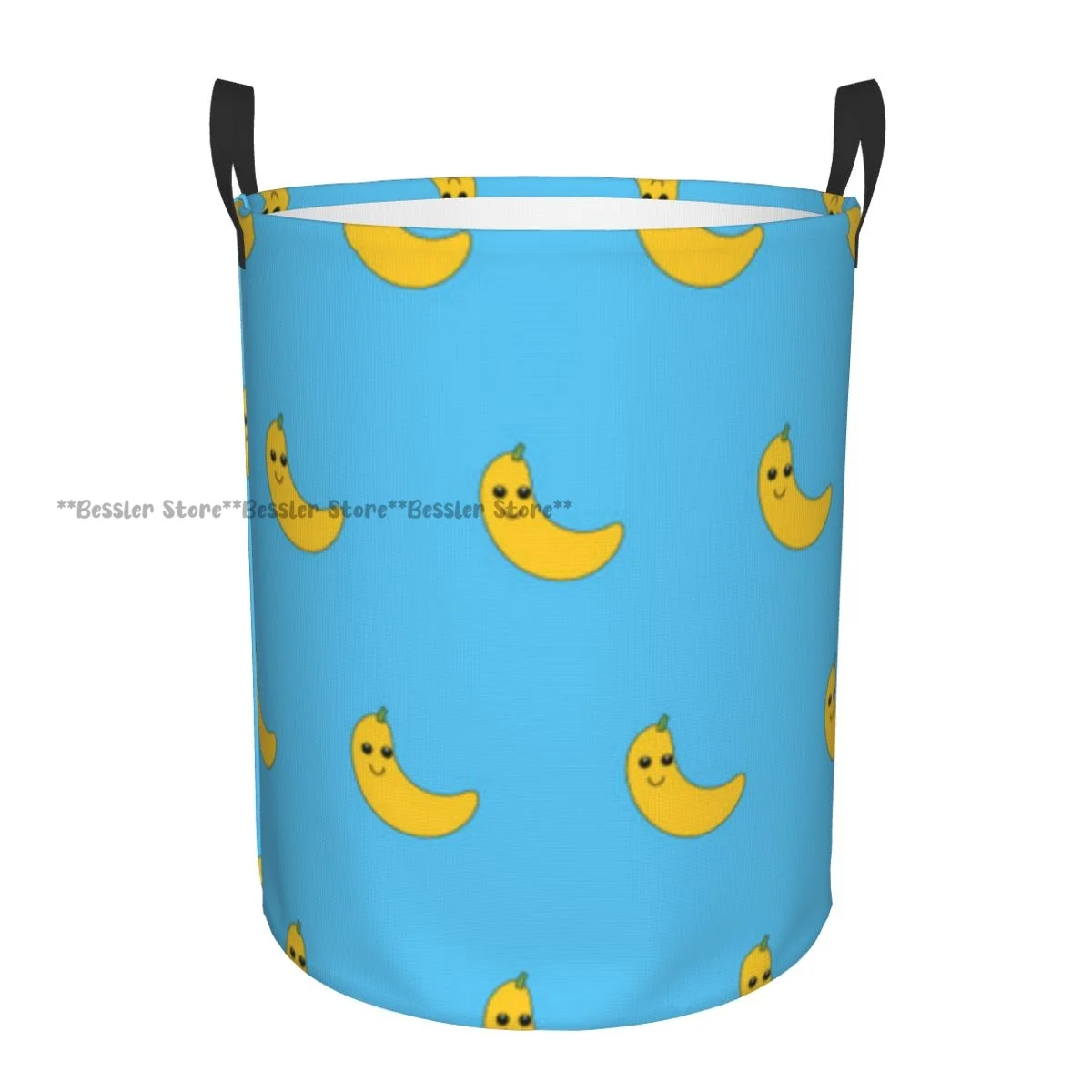 

Cute Fruit Pattern Waterproof Storage Bag Household Dirty Laundry Basket Folding Clothes Organizer