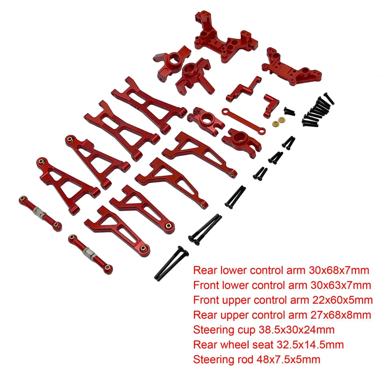 Amortisseur avant et arrière en métal pour voitures RC, pièces de rechange pour H16 1/16 16207 16208 16209, accessoires de bricolage, 16210