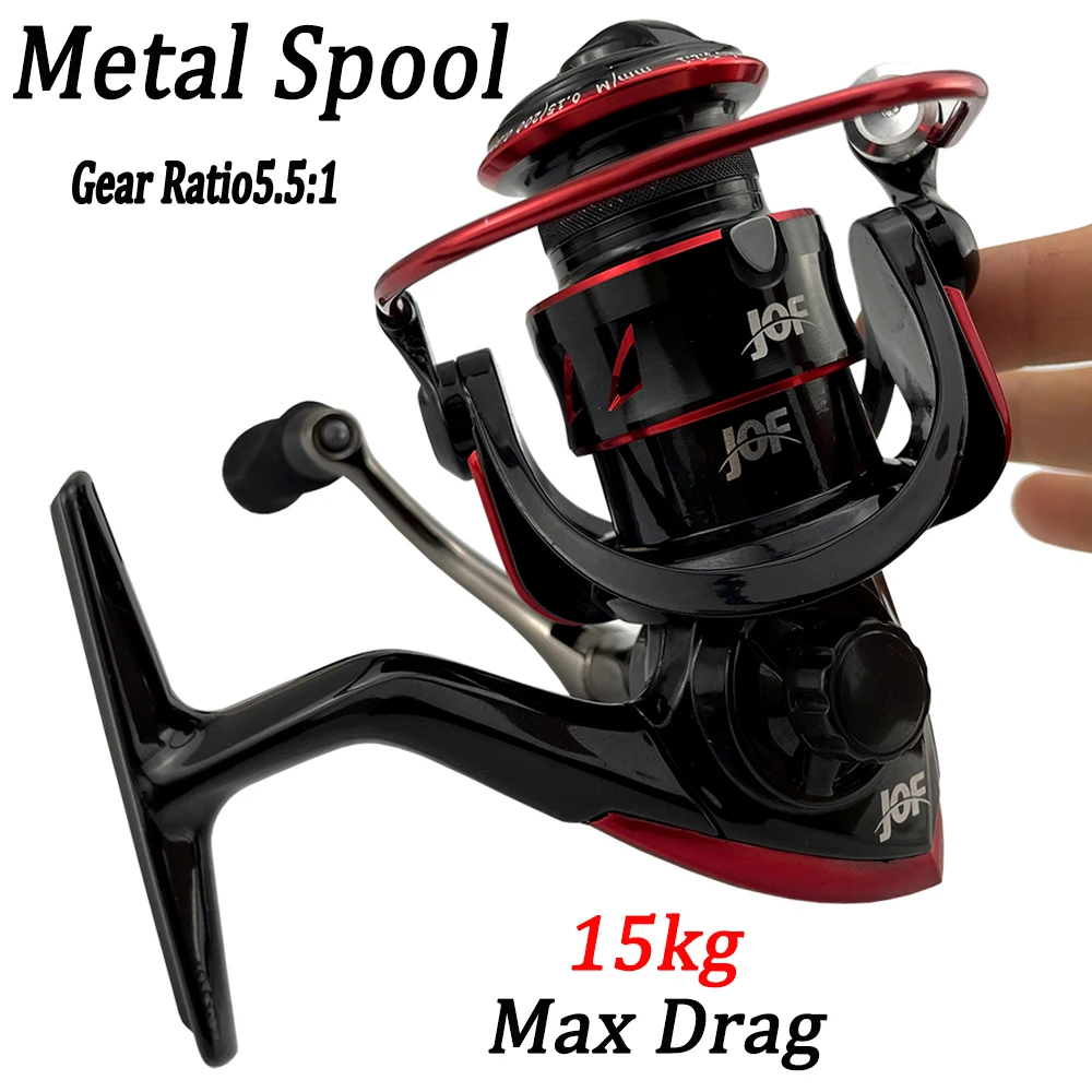 Light Weight Spinning Fishing Reel Reinforced Graphite Body Reel 5.5:1High Speed for Bass Saltwater Fishing Coil 2000-5000Series