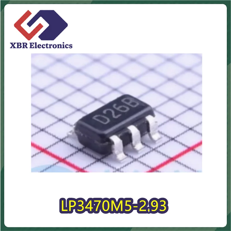 (20/50 pieces) LP3470M5-2.93 D28B SOT-23-5 Monitoring and Reset Chip Brand new original in stock fast shipping