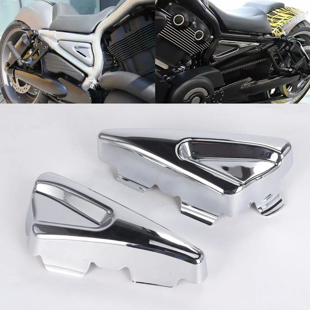 

Для Harley V-ROD VRSCDX NIGHT ROD SPECIAL NRS VRSCF MUSCLE 2007-2017 мотоцикл ABS глянцевый черный бак боковая крышка рамы