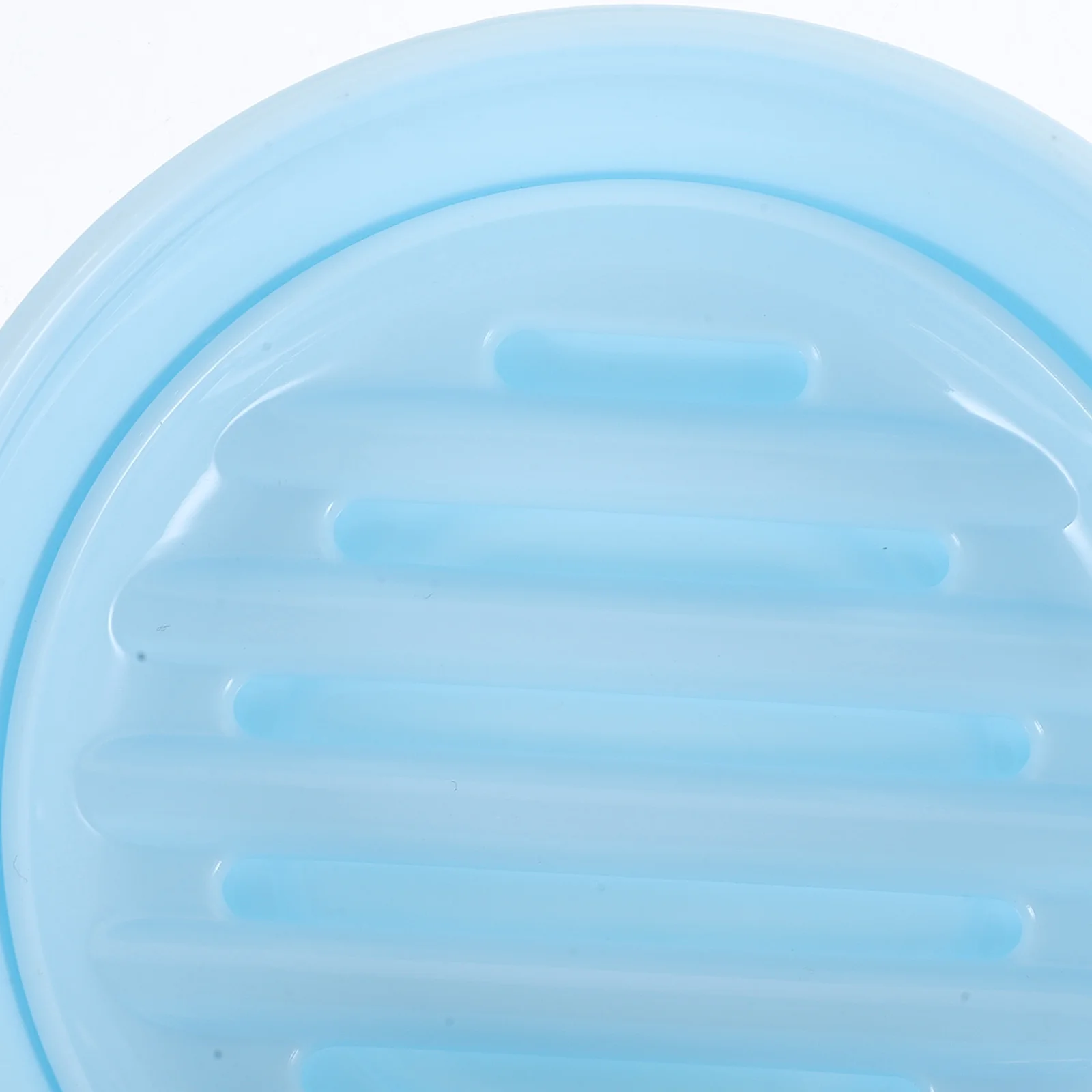 

2 Pcs Soap Box Travel Bar Container Holder Storage Bathroom Case Tray Portable Round Handmade Double Layer Green Blue