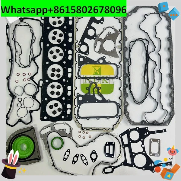 C6.6 320DE32D engine gasket kit overhaul package valve oil seal piston