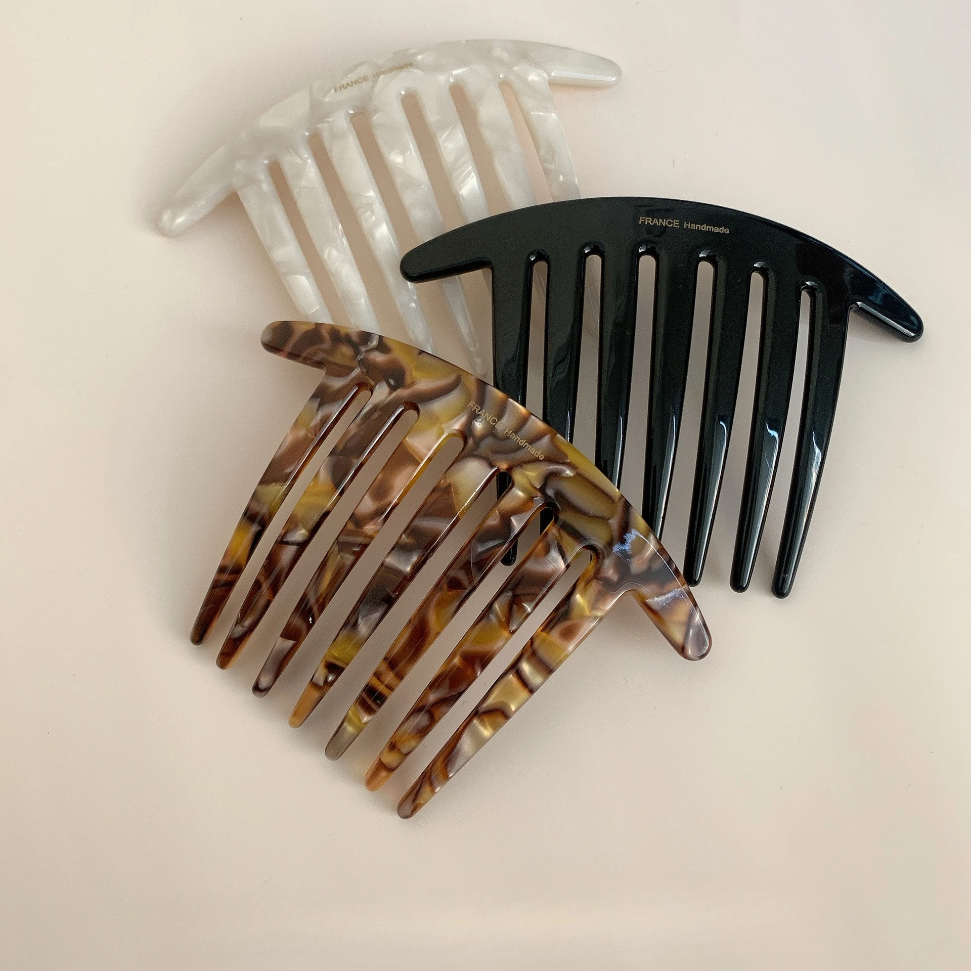 

French U-shaped Hairpin with Meatball Head Comb Modern Simple Seven Toothed Hairpin Versatile Comb