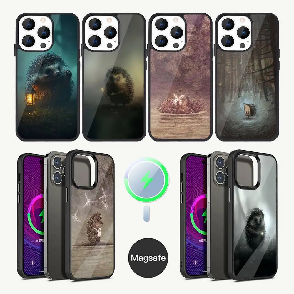 

Hedgehog In The Fog Phone Case For iPhone 16,15,14,13,12,11,Plus,Pro,Max Mini Magsafe Magnetic Wireless Charging