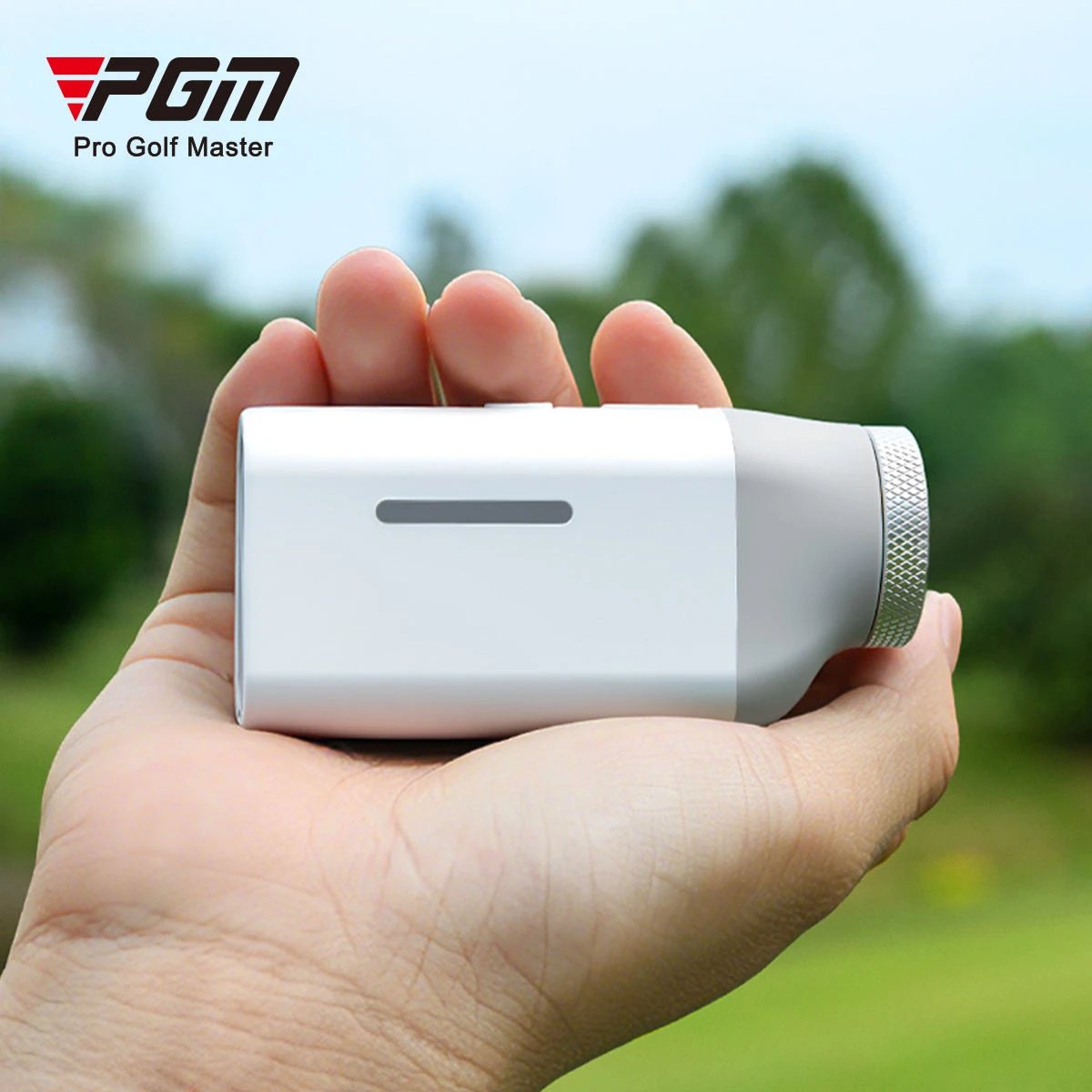 PGM Mini Golf Rangefinder, 1500m Laser Distance Meter, Slope Compensation & Magnetic, High Precision Pocket Size for Golfers