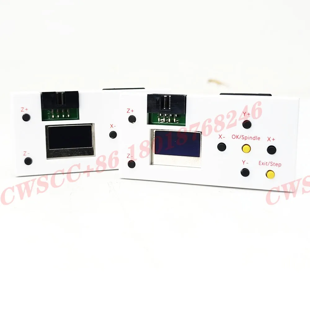 Three-axis GRBL handheld controller, offline controller, CNC 3018 Pro, 2418 Pro and 1610 Pro DIY laser engraving. 1GB TF card.