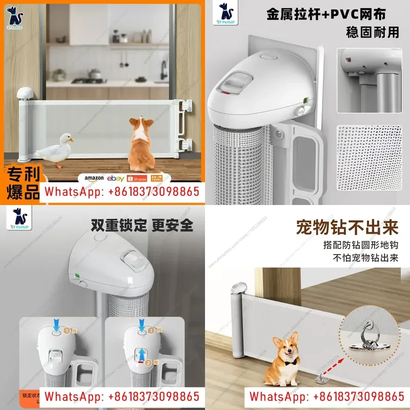45cm high, pet gate fence Rabbit block Dog block Teddy Corgi anti-drill fence Gate guardrail Pet