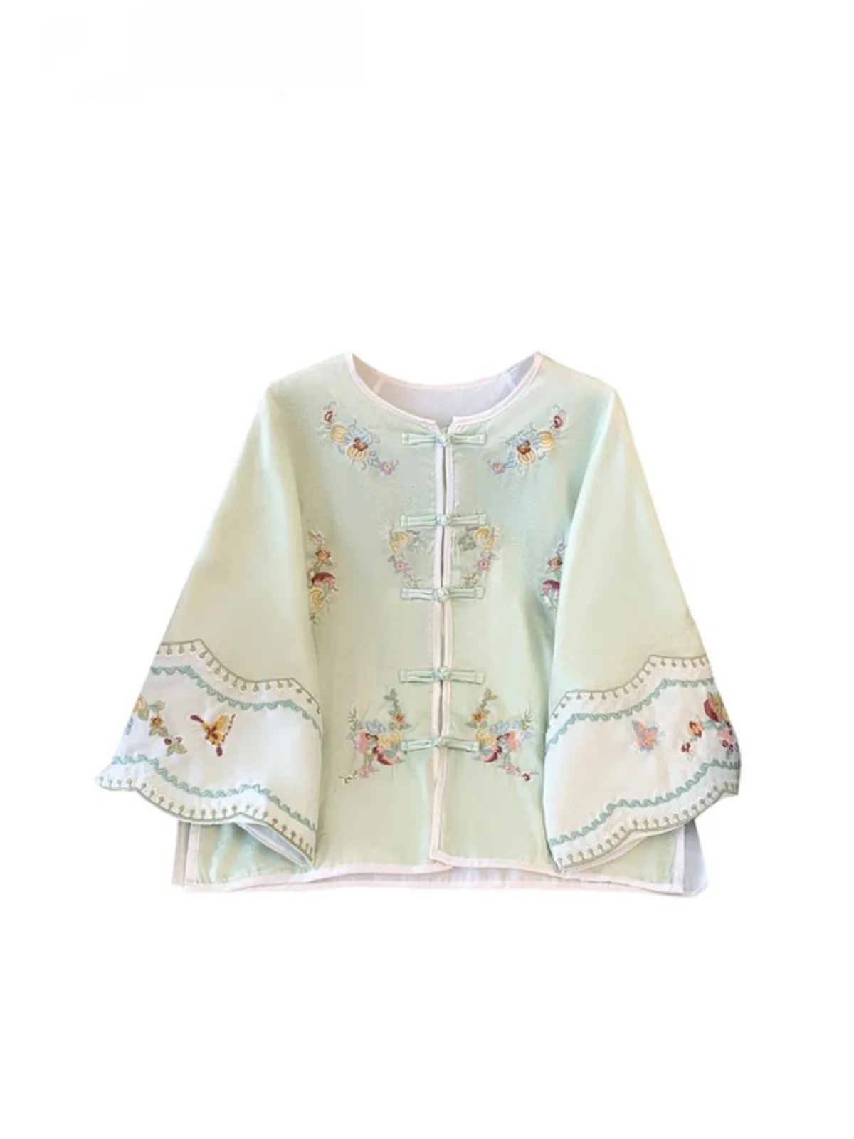 

Новый китайский свободный женский топ размера irt, осенний модный утягивающий топ для полных сестер, удобный дышащий повседневный топ