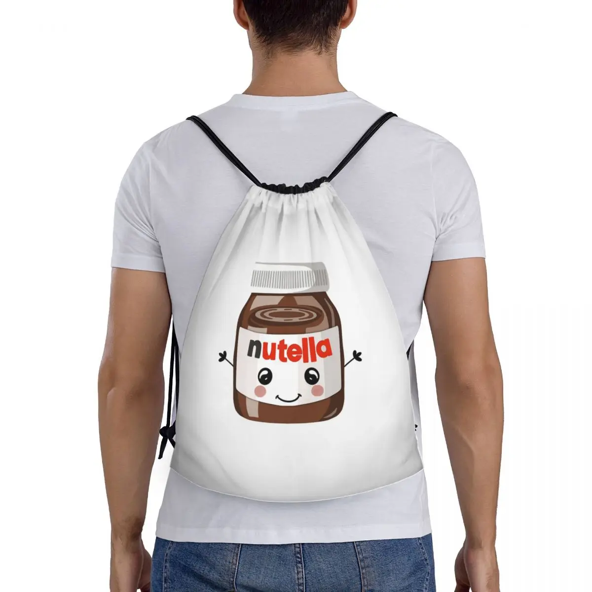 

Nutella Cutie Рюкзаки Повседневные портативные сумки на шнурке Сумка для хранения Книжные сумки для школы путешествий