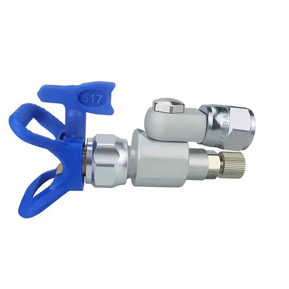 1PC/set 287030 CleanShot Shut-off Valve Swivel Joint Thread Spray Gun Paint Sprayer Adapter Airless Paint 7/8-Inch 180 Degree Ro