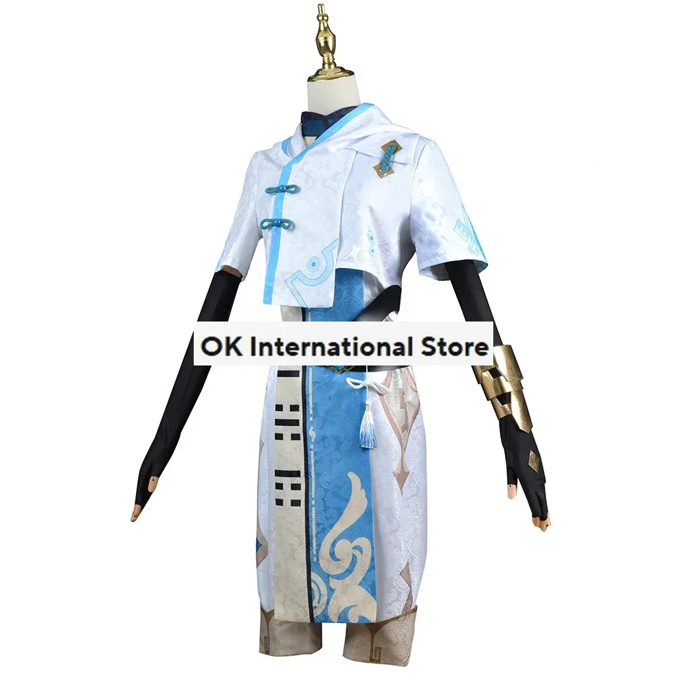 Genshin Impact Chong Yun Cosplay Costume Halloween Costume Men's Game ChongYun Party Men's Clothing Women's Anime Game