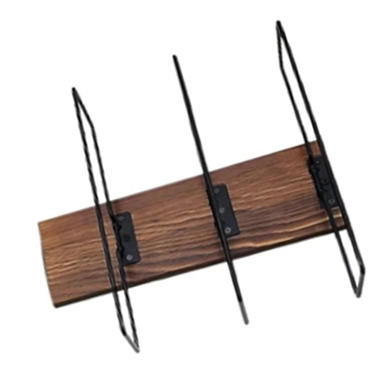 

VOFUN-2X Stylish Wall Mounted Wine Stand Holder Convenient Wine Holder Versatile Wine Display Shelves For Wine Collectors B