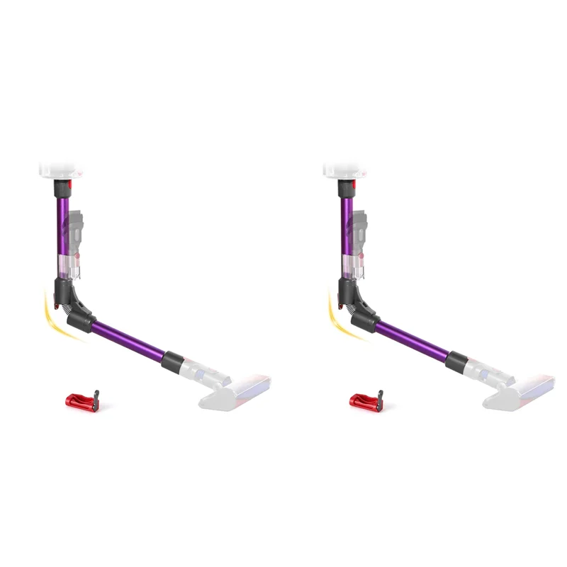 

A96I-2X Foldable Extension Wand For Dyson V7V8V10 V11 V15 Cordless Vacuum Accessories, Quick Release Wand Replacement
