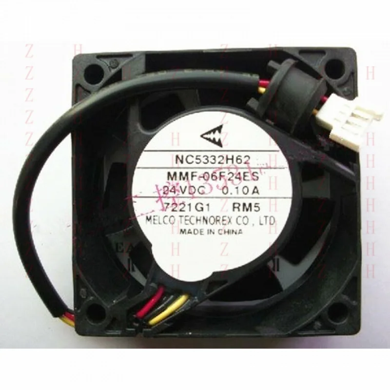 

XXZ for Mitsubishi Driver Fan NC5332H62 MMF-06F24ES-RM5 24V 0.1A 6025 Cooling Fan