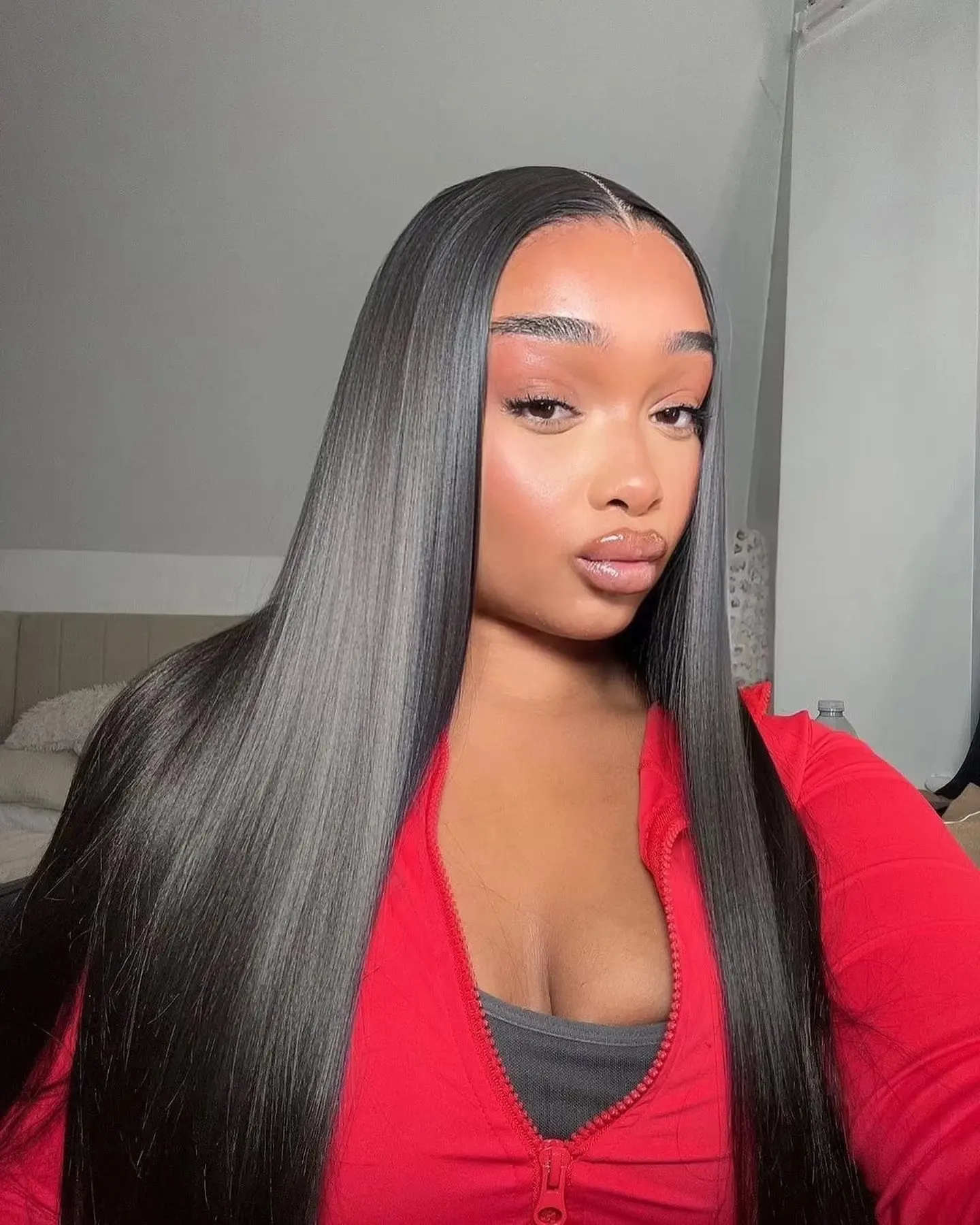 13x6 HD Lace Front Wig Brazilian Unprocessed Virgin Straight Human Hair 12A Grade Luxurious Silky Strands Wide Lace Coverage Comfortable Lace Base Human Hair Wigs for African American Women
