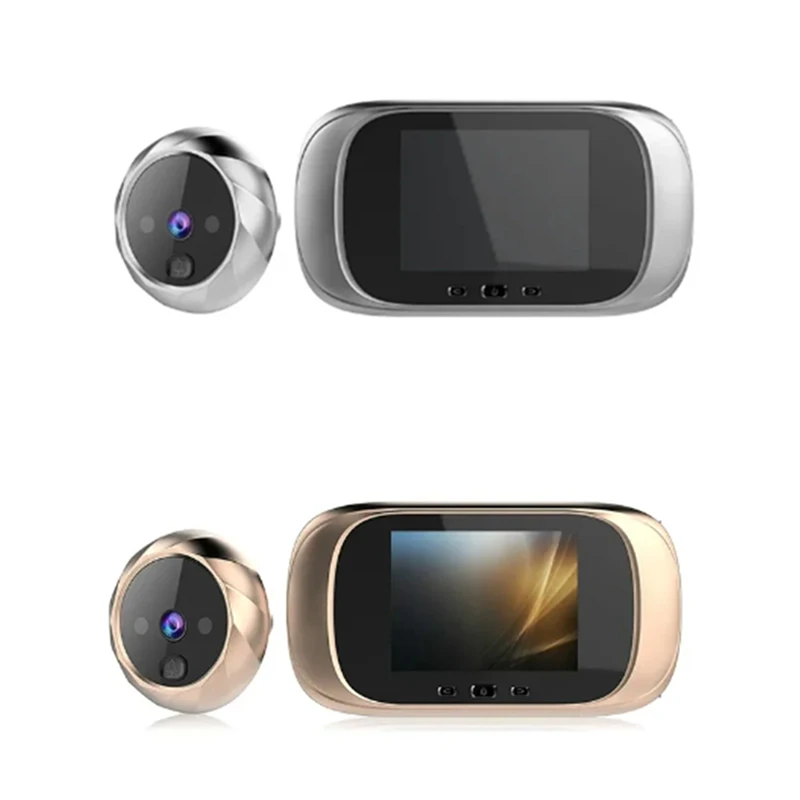 

Digital LCD 2.8Inch Video Doorbell Peephole Viewer Door Eye Monitoring Camera 90 Degree Doorbell Motion Detection Eye Durable