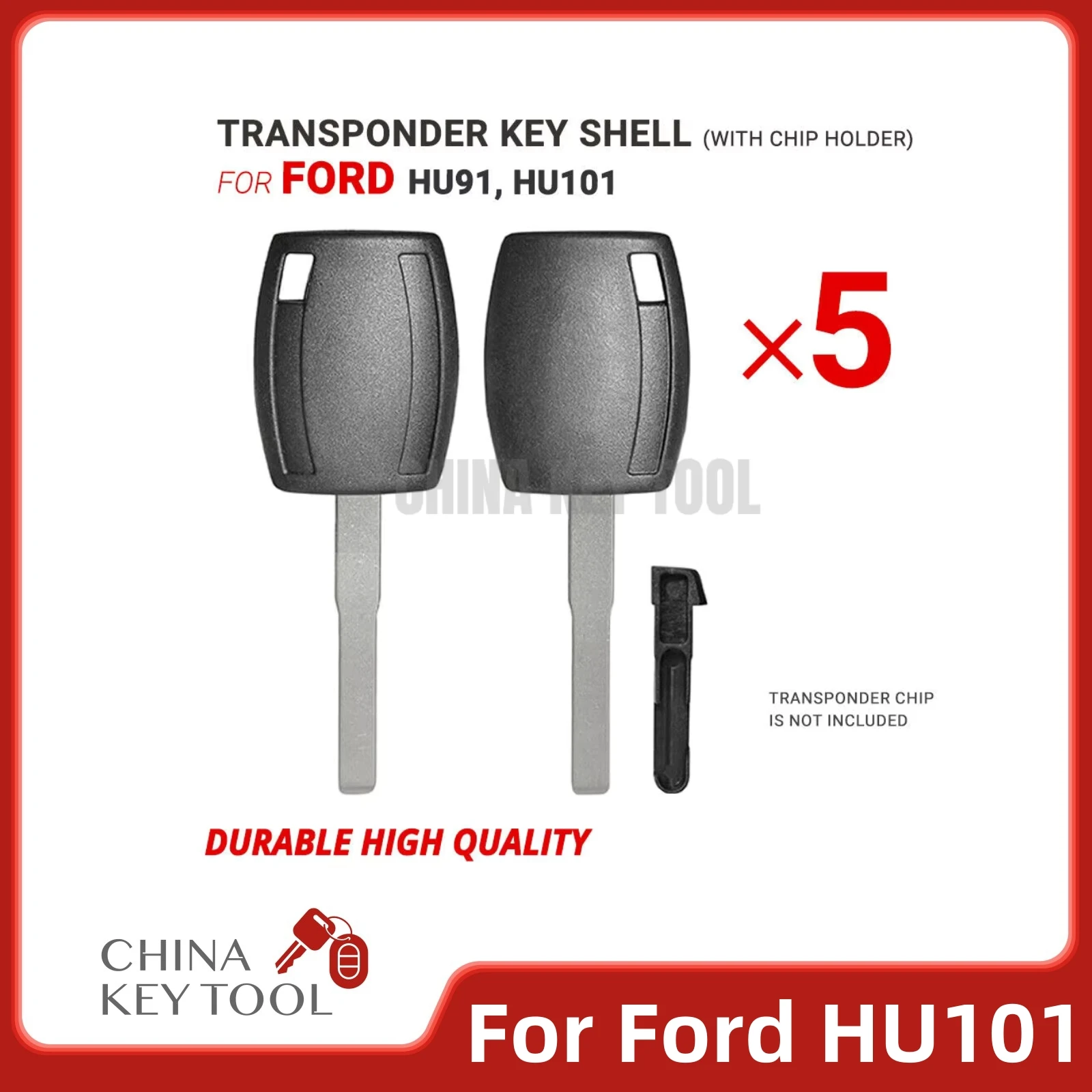 

5x Новый сменный ключ-транспондер для Ford HU94 HU101 с держателем чипа