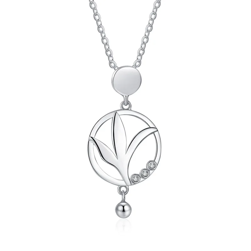 

Ins Popular Classical Design Lady Tree of Life Pendant Collares De Plata Silver Necklace 925 Sterling Manufacturer