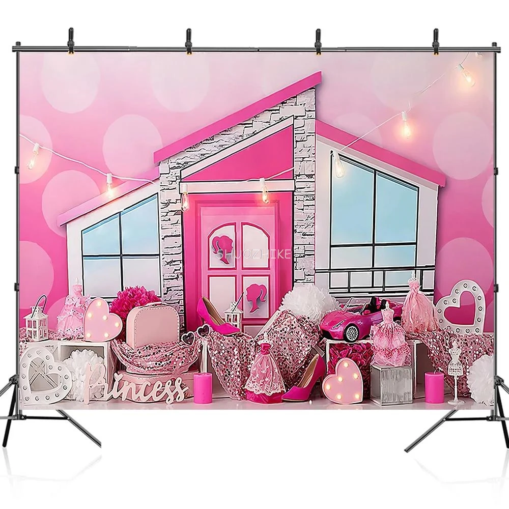 Fondo de fotografía recién nacido 1er cumpleaños fiesta pastel Smash decoración retrato de bebé telón de fondo estudio fotográfico Photozone