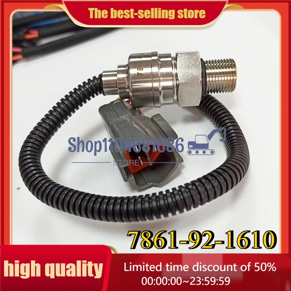 

Excavator Accessories Construction Machinery Parts for PC200-6 Pressure Sensor (49Mpa) 7861-92-1610 7861921610