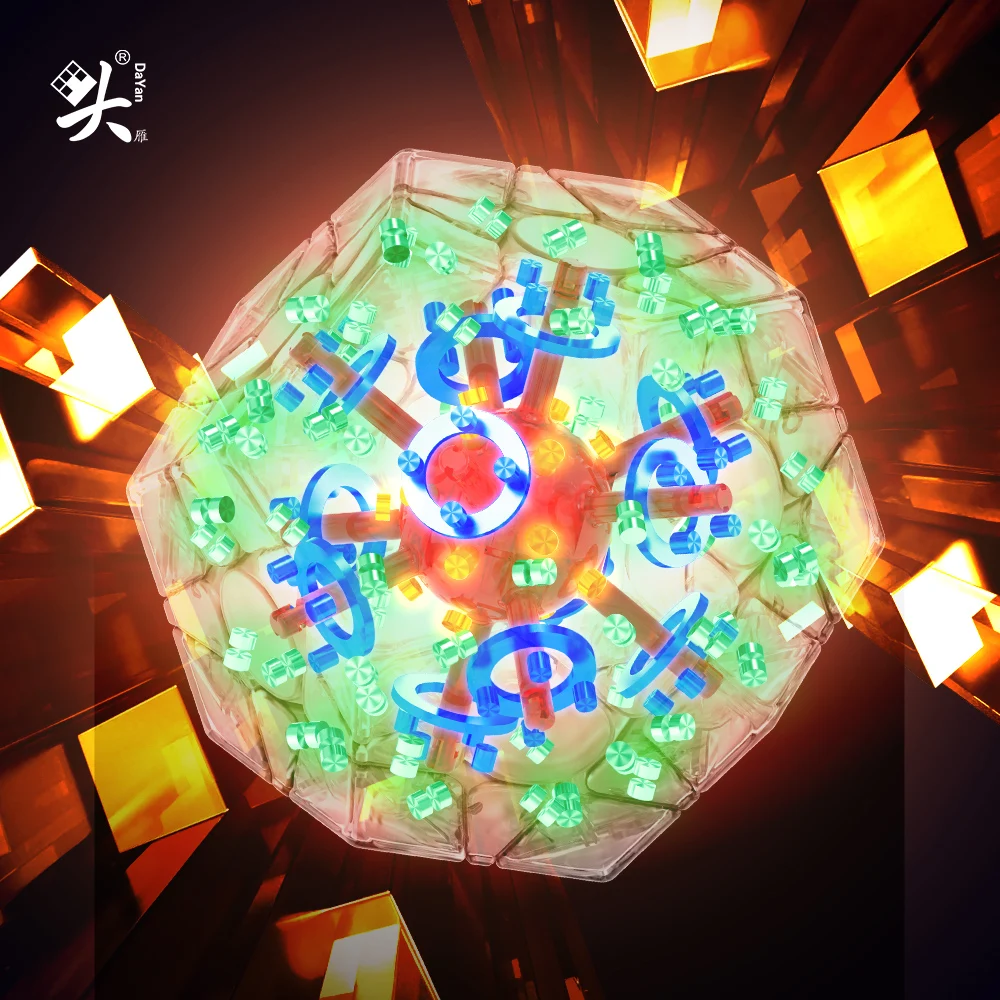 DaYan 3x3 Megaminx Pro M Cubo Cubo di Velocità Magnetico Senza Adesivo Cubo Magico Professionale Dodici Lati Speedcube Twisty Puzzle Giocattoli