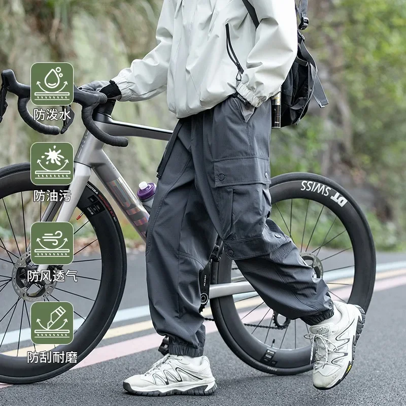 

Men's Pants Waterproof Climbing Trekking Fishing Tactical Overalls Male Waterproof Camping Hiking Outdoor Trousers Men Clothing