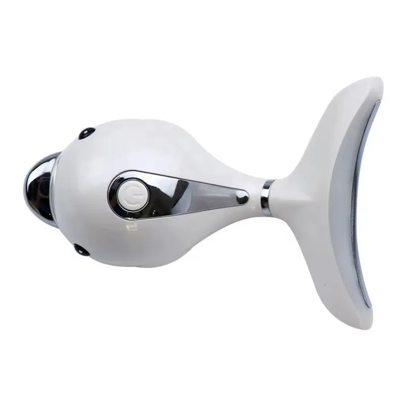 

STLF New Design Dolphin Shape Tyra Firming Neck Wrinkle Remove Device Face Lift Massager Sonic High Frequency Vibration