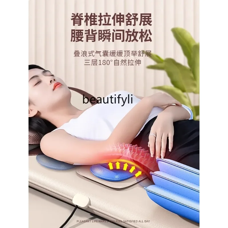 S7486 ss Aux Massage Mat Multi-Functional Full Body Mattress Flat Lying Instrument Massager Cervical Spine Waist Back Automatic