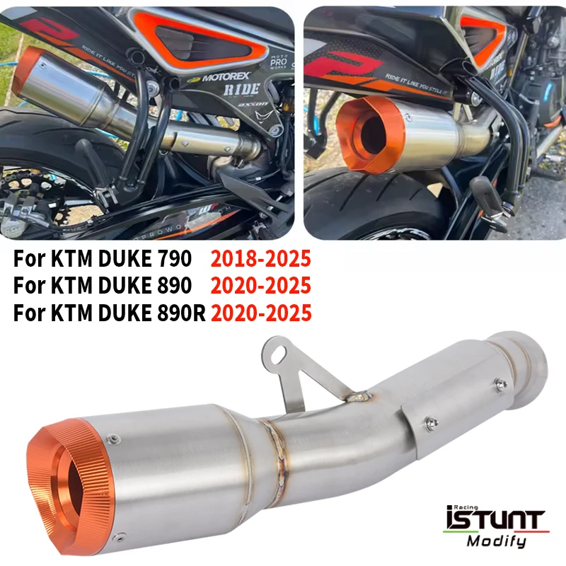 

Надевается для DUKE KTM 790 890 R 2018-2205 глушитель выхлопной трубы мотоцикла, среднее звено, Espace Moto с защитой от ожогов
