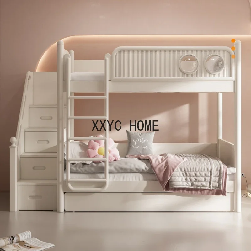 

Height Bilayer Children Beds Up And Down Small Unit Type Girl Boys Design Children Beds Cama Infantil Bedroom Furniture QF50TC