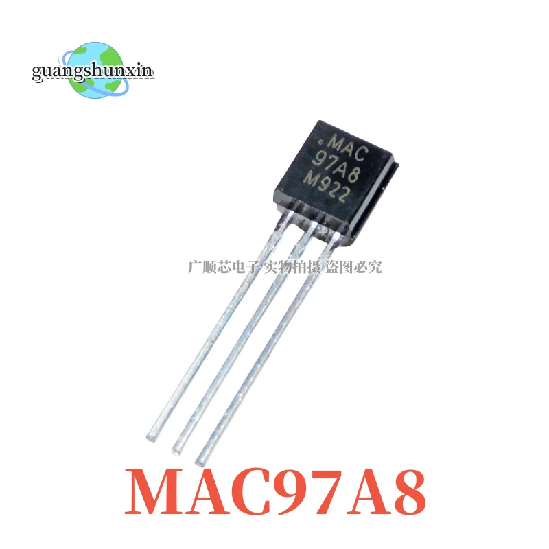 50pcs MAC97A8 97A8 TO-92 Triacs T .6A 600V TRIAC new original