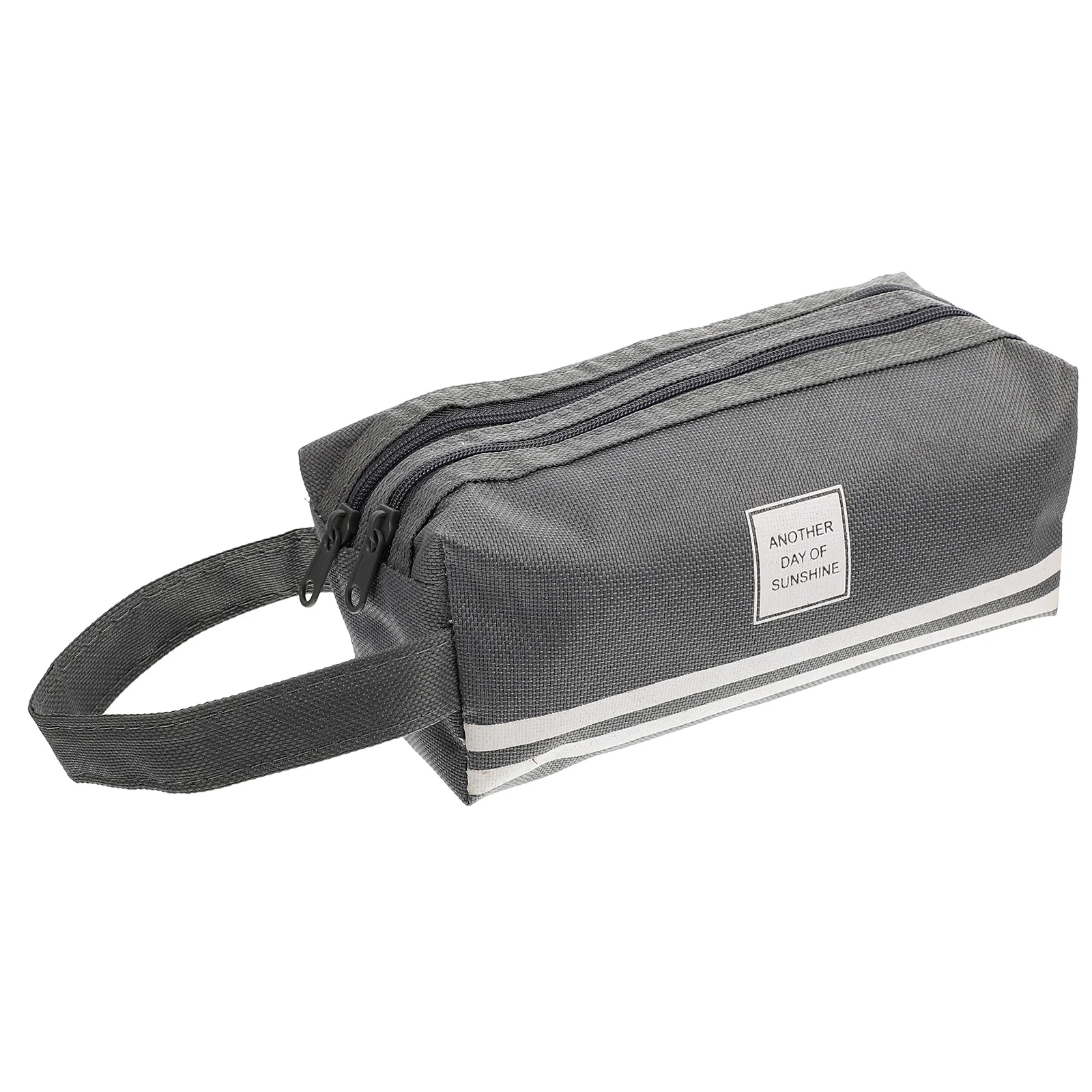 

Large Capacity Double Layer Pencil Bag Lightweight Portable Zipper Pen Pouch Multi-Function Pencil Storage for Office School