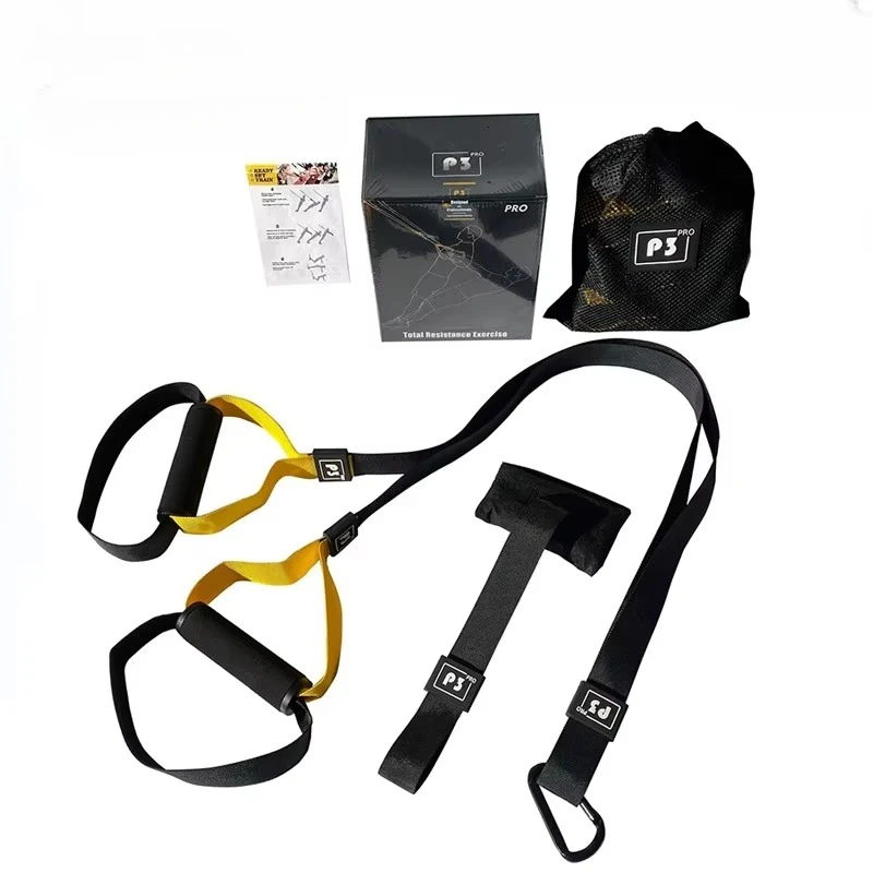 Competitive Version Trx-P3 Resistance Device Hanging Pulling Rope Home Training Use Yoga Fitness Band Suspension Exercise Belt