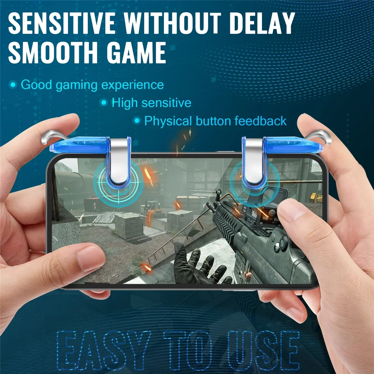 

Mini Gaming Trigger for PUBG Gamepad Mobile Control L1 R1 Shooter Pubg Game Fire Buttons L1 R1 for Android Ios Joystick Rare