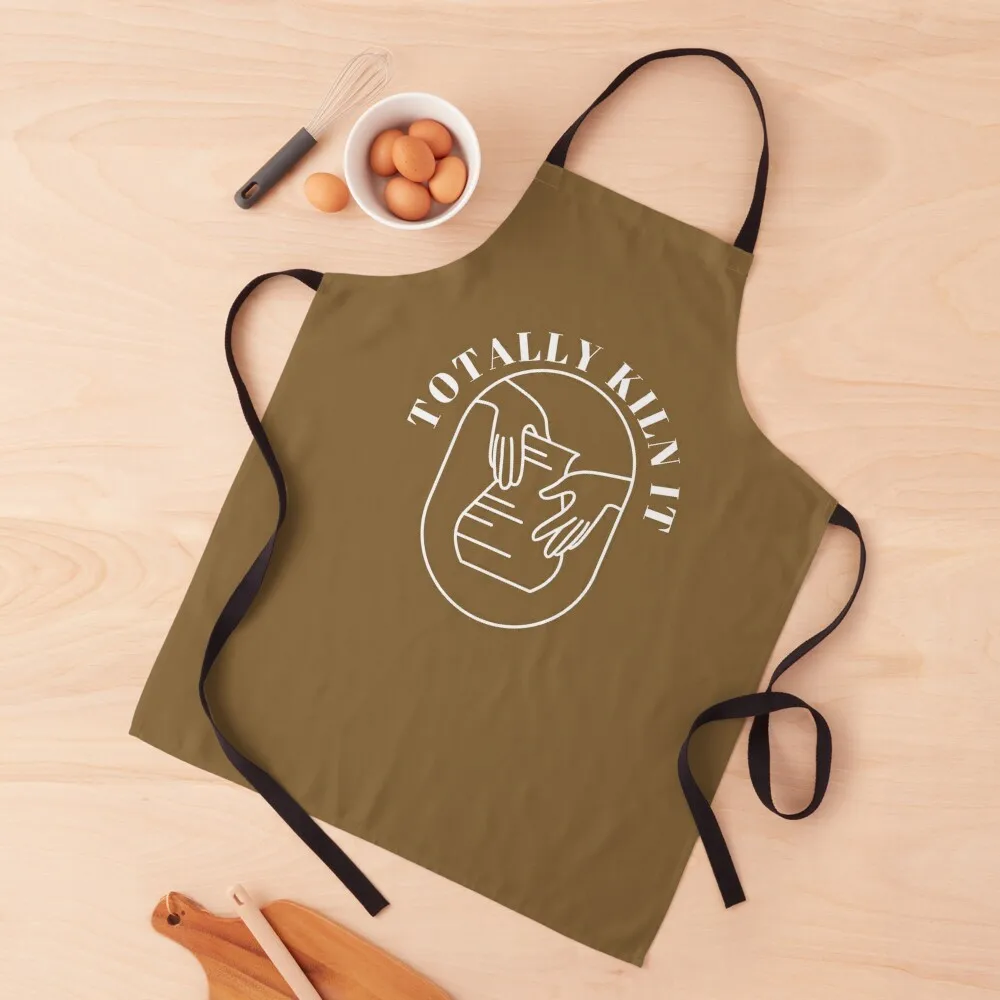 

Totally Kiln It : Funny Pottery Design Apron Chef Uniform Woman christmas 2025 christmas decoration men Apron