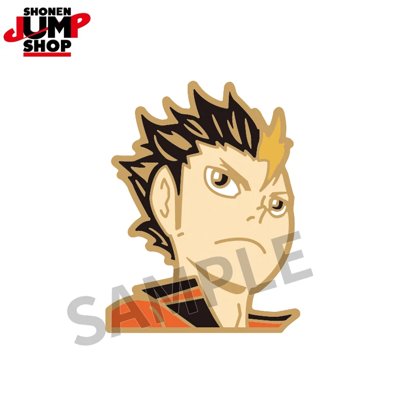 Anime Haikyuu!! Yu Nishinoya Kei Tsukishima Sugawara Koushi Iwaizumi Hajime Oikawa Tooru Ushijima Wakatoshi Metal Brooch Badge