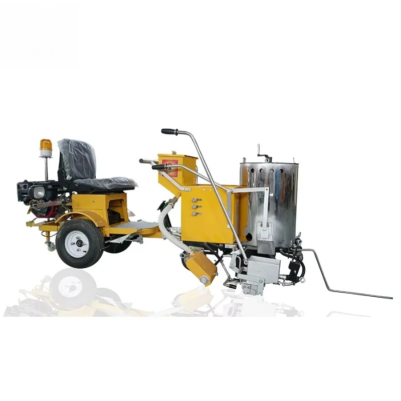 New Arrival Heavsty Ride on Road Marking Machine 5.5PH Engine 16km/h Speed Adjustable Line Thickness Pump Automatic