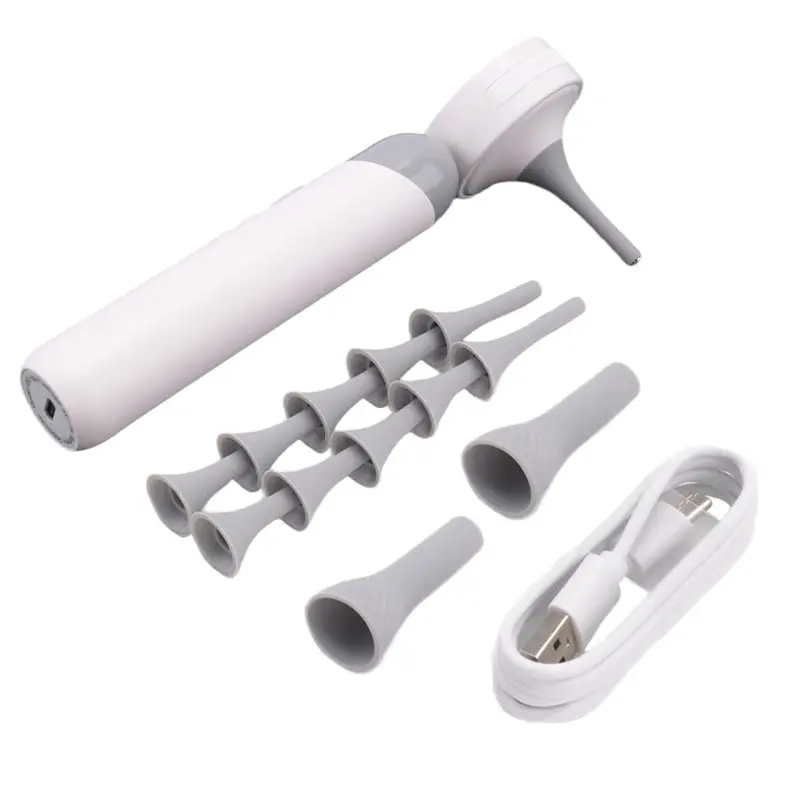 

New Shown-Visual Ear Otoscope 1.38 Inch IPS Wireless Endoscope 1080P HD Camera Ear Wax Clean Take Picture Video Ear Inspection