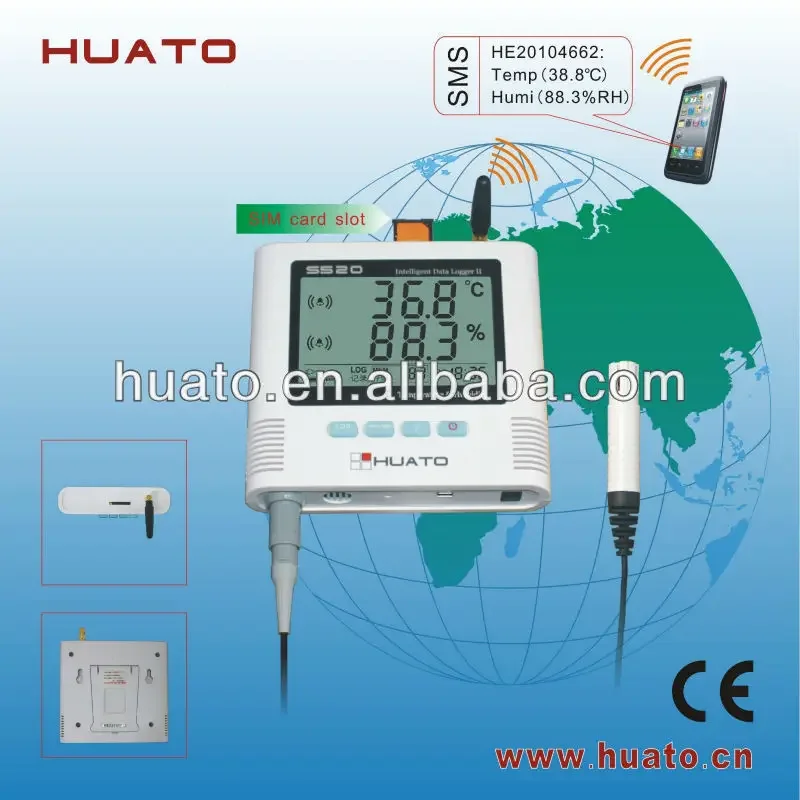 2026 Sms Message Gsm Alarm Thermostat Alarm Temperature Data Logger