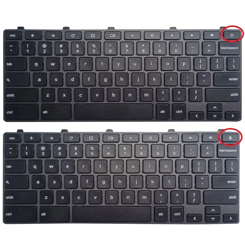 New US laptop Keyboard for Dell Chromebook 11 5190 2-in-1 3100 0H06WJ 00D2DT