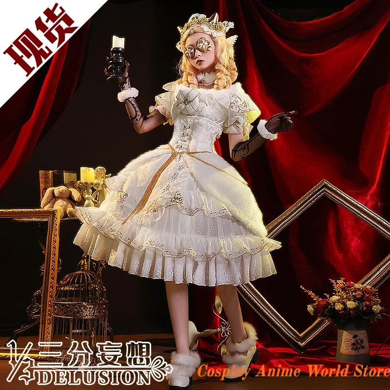 

В наличии: Костюм для косплея «Источник зла» из игры Identity V, женский наряд для Хэллоуина, ролевых игр, аниме, платье, одежда