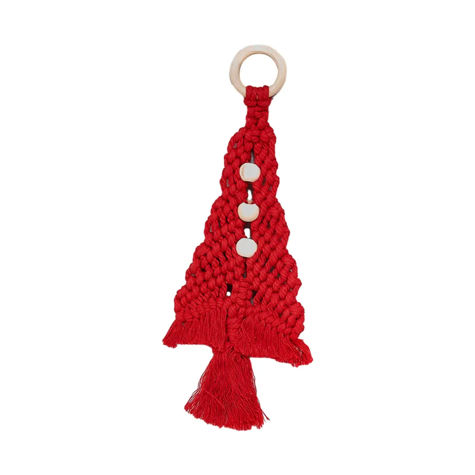 Christmas Tree Tapestry, Xmas Tree Pendant, Holiday Wall Handwoven Decor Hanging Ornaments